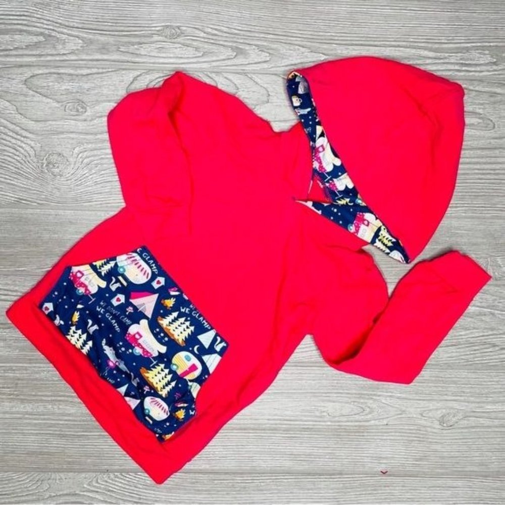 glamping / camping hooded lounge wear sweatshirt hoodie size 3t